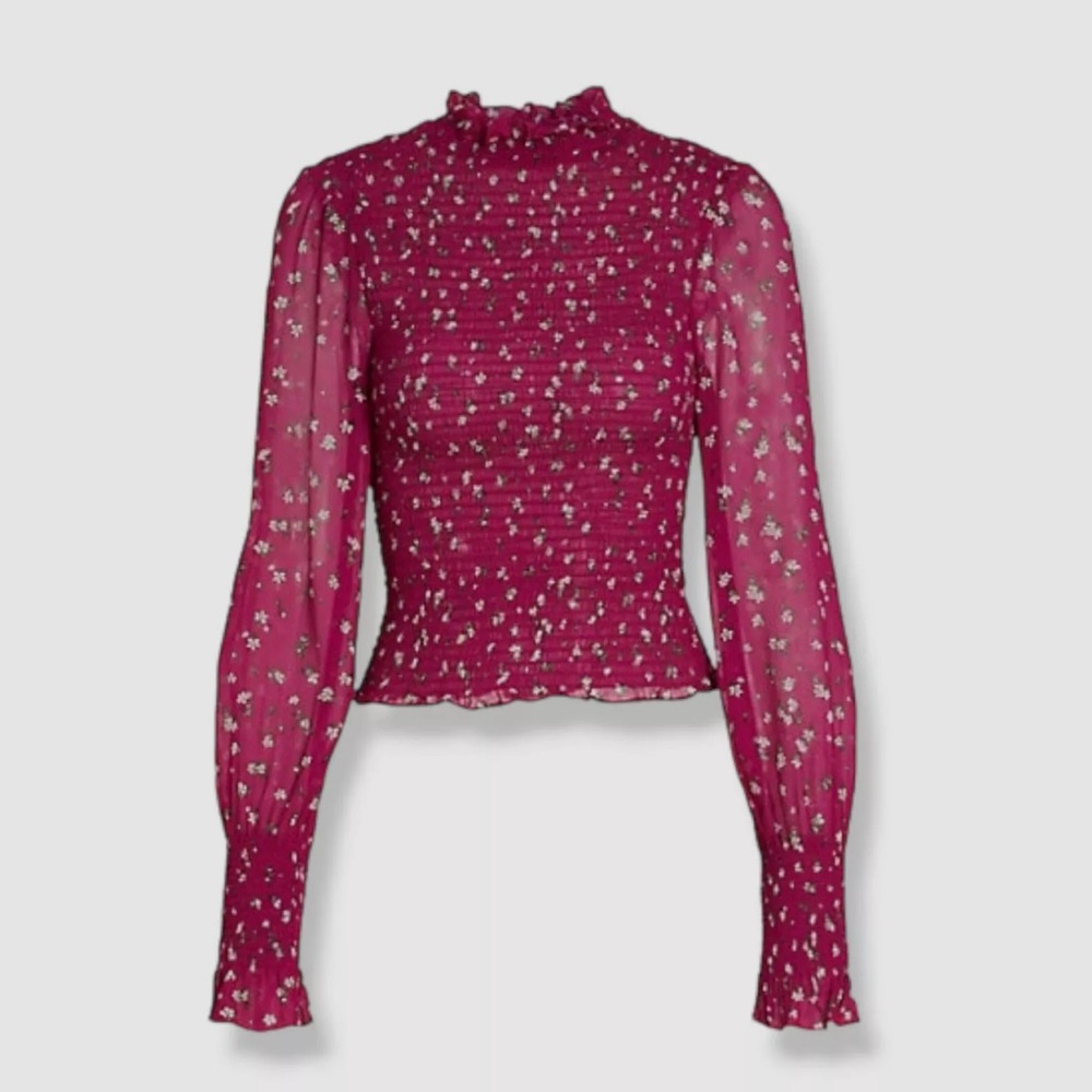 Rag & Bone Kayden Floral Top $350 Price Tag
